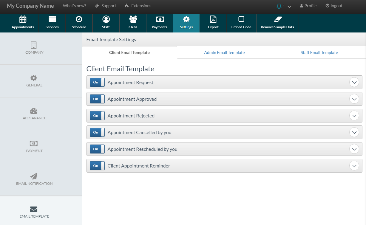 cleanto automated remainder service